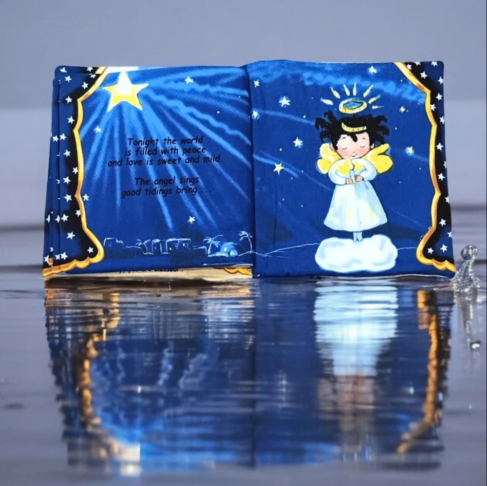 Little Light by Joy Allen Christmas Fabric Cloth Baby Book Elizabeth's Studio - Picture 3 of 9